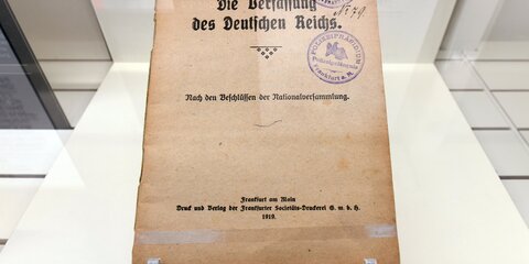 100 Jahre Weimarer Reichsverfassung