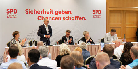 Klausurtagung der SPD-Bundestagsfraktion in Dresden am 1. und 2. September 2022