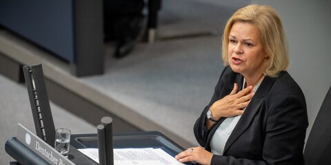 Bundesinnenministerin Nancy Faeser