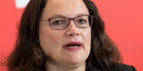 Andrea Nahles redet