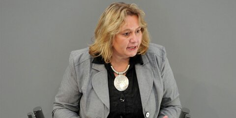 Kerstin Tack bei einer Rede im Deutschen Bundestag