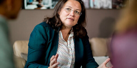 Andrea Nahles im Interview