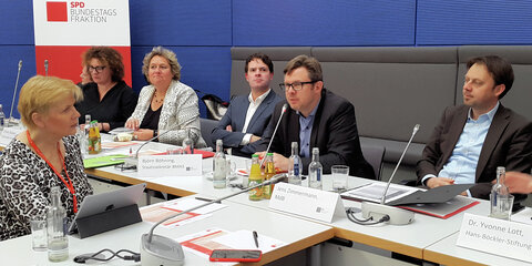 Workshop "Mobile Arbeit" der Arbeitsgruppe Arbeit und Soziales der SPD-Bundestagsfraktion