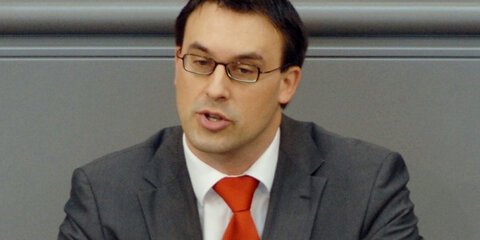 Sören Bartol, MdB, am Rednerpult