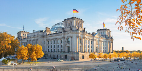 Reichstagsgebäude (Deutscher Bundestag) in Berlin