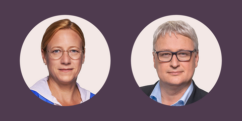 Collage mit den Abgeordneten Schmidt, Dagmar, Rix, Sönke