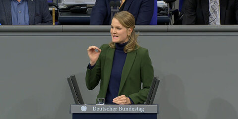 Sonja Eichwede im Bundestag