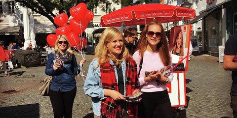 Josephine Ortleb auf Tour in Saarbrücken