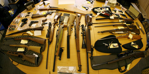 Illegal gehandelte Waffen wurden beschlagnahmt
