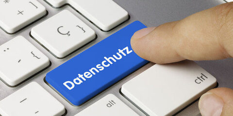 Tastatur mit Datenschutztaste