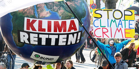 Demonstrationen für Umsetzung des Weltklimaabkommens