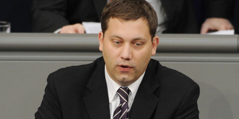 Lars Klingbeil, MdB, am Rednerpult