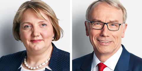 Porträt von Katja Mast und Bernhard Daldrup