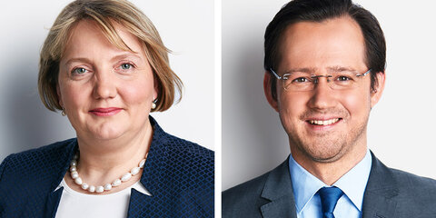 Porträt von Katja Mast und Dirk Wiese
