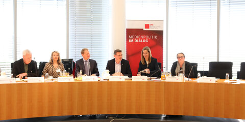 Podium "Medienpolitischer Dialog" am 21.02.2019