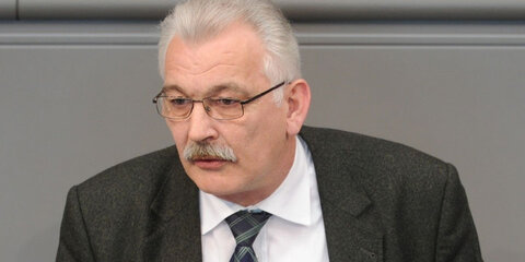 Wilhelm Priesmeier, MdB, am Rednerpult