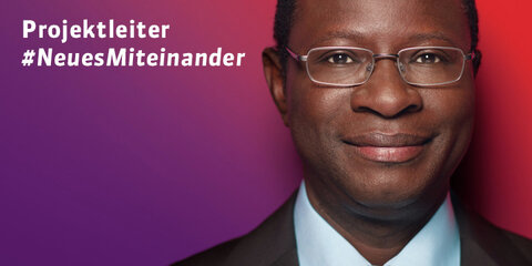 Dr. Karamba Diaby, Leiter der Projektgruppe "#NeuesMiteinander - Einwanderungsland Deutschland" der SPD-Bundestagsfraktion