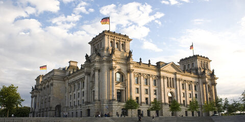 Reichstagsgebäude, Sitz des Deutschen Bundestages in Berlin