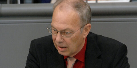 Rüdiger Veit, MdB, am Rednerpult