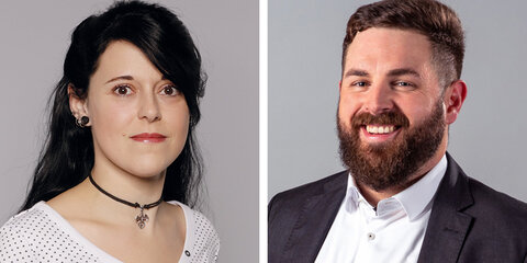 Porträt von Katharina Zacharias und Sebastian Dippold