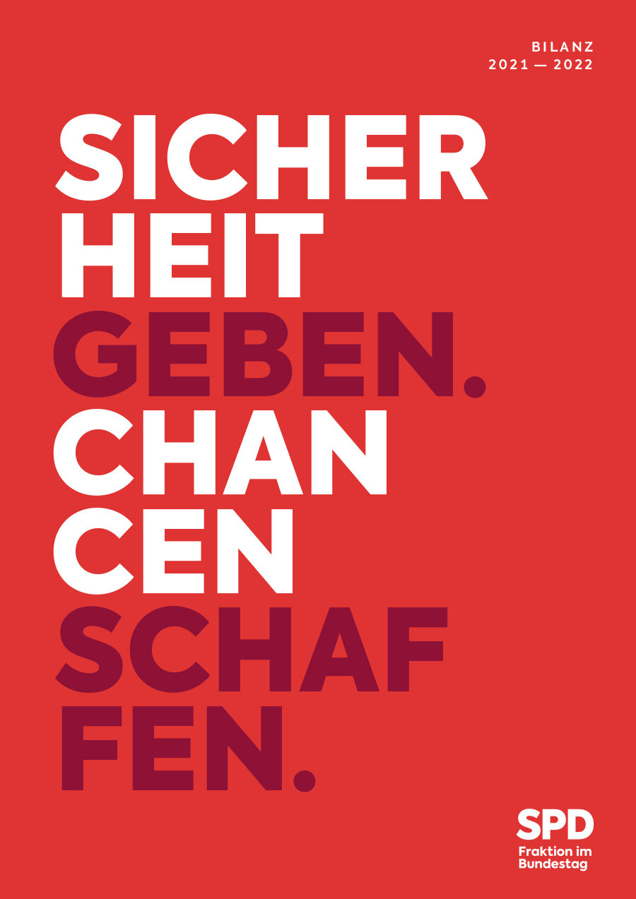 Bilanz „Sicherheit geben. Chancen schaffen.“