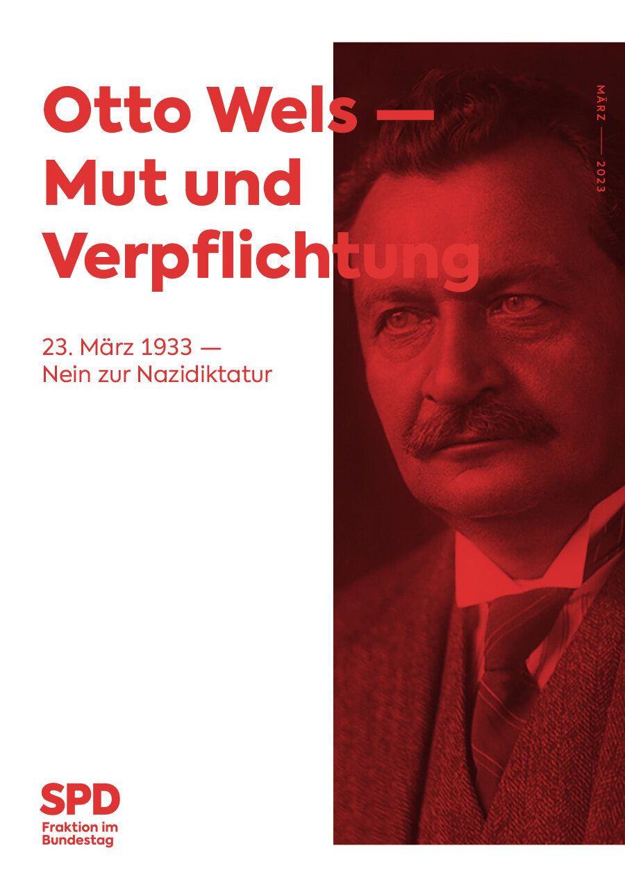 Broschüre „Otto Wels – Mut und Verpflichtung“